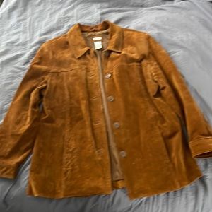 Men’s Cherokee leather blazer, size XL
